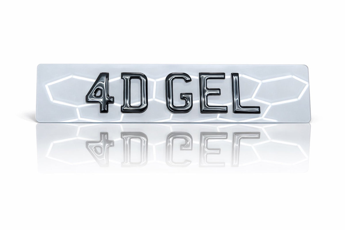 4D Gel Gel Number Plate